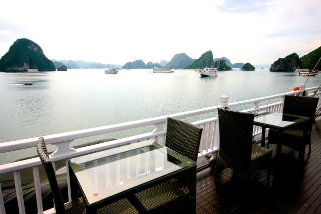 sun deck paradise peak luxury cruise vietnam