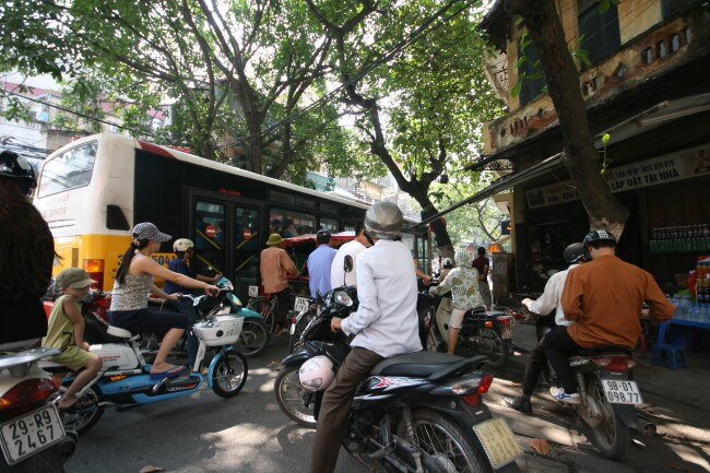 Motorbikes in hanoi